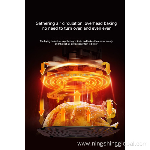 Smart Air Fryer with Large Visible Window and Dual Functionality